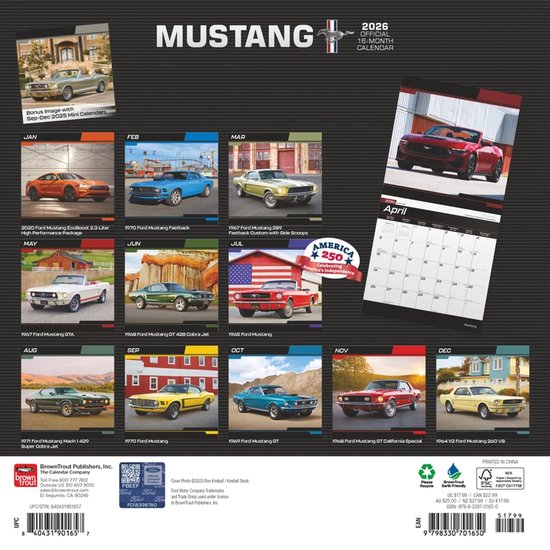 Mustang Kalender 2026