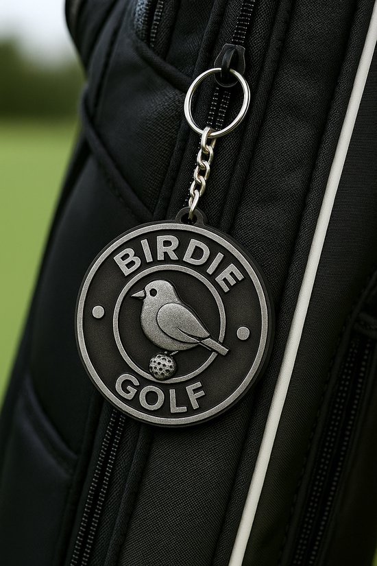 Luxe Birdie Golf Sleutelhanger - Metalen Design - Golfcadeau van Merkloos — afbeelding 2