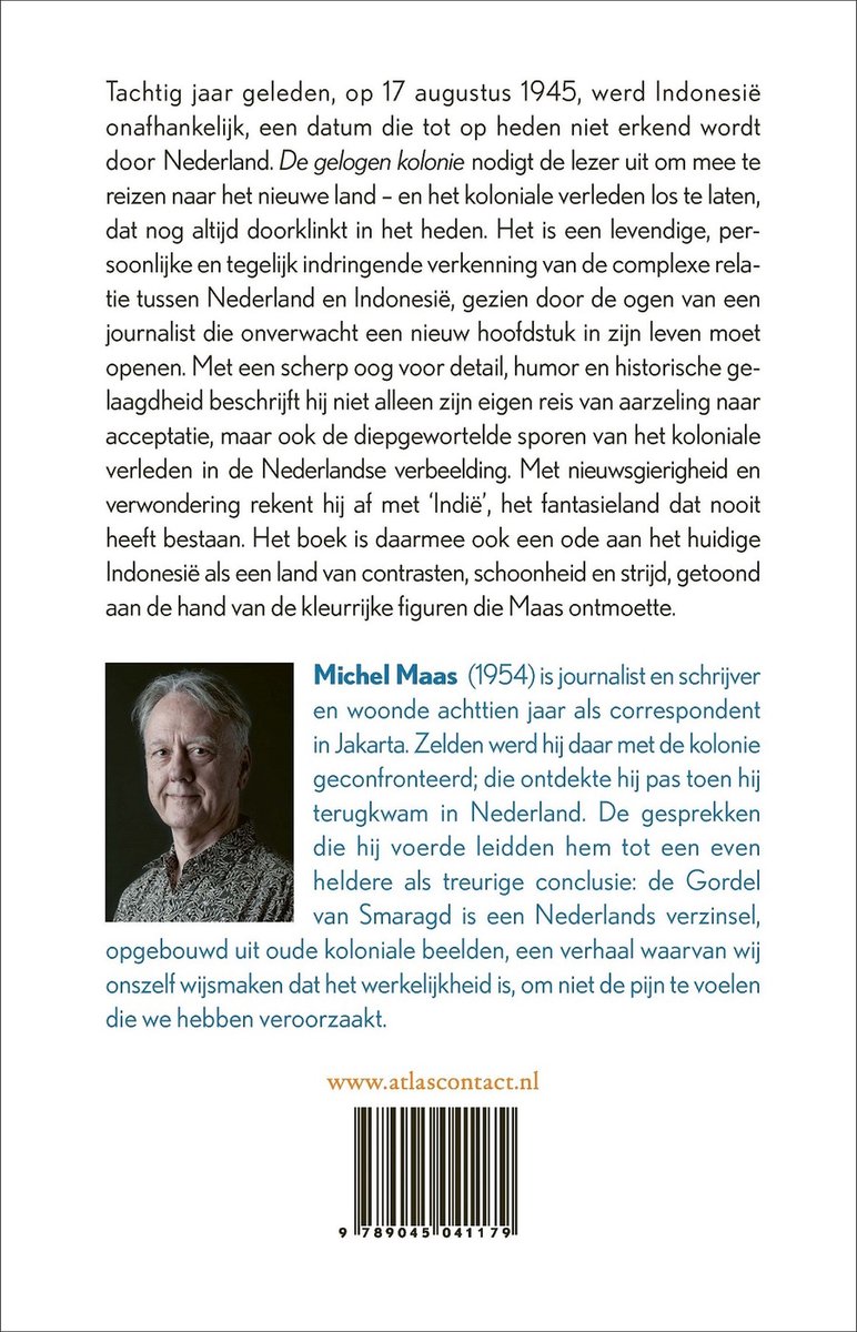 De gelogen kolonie - back cover