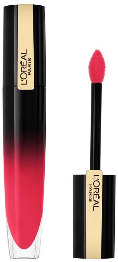 L’Oréal Paris Brilliant Signature Lippenstift - 306 Be Innovative - Rood - Ultra Glanzend