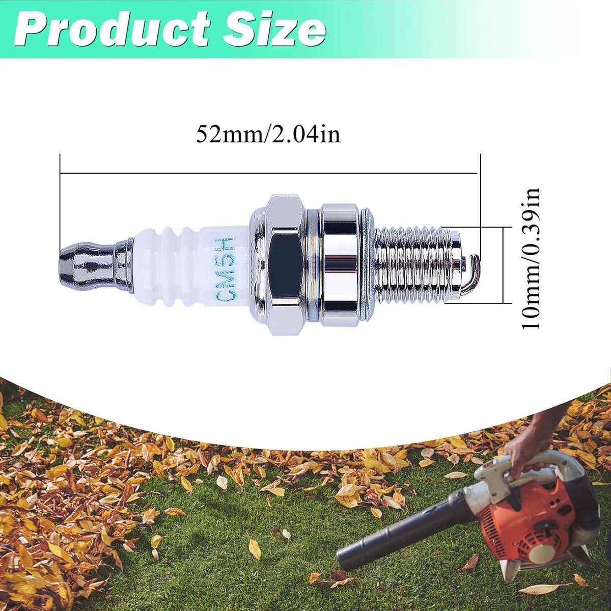 Geschikt voor Ontstekingsspoelmodule met bougie voor Stihl bladblazer BG56 BG86 BG56C BG86C SH56 SH86 Vervang 4241-400-1302 4241 400 1307 4241-400-1306 – foto 2