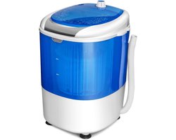 COSTWAY Mini-wasmachine met droogcentrifuge campingwasmachine met 2 5 kg capaciteit toplader hotel