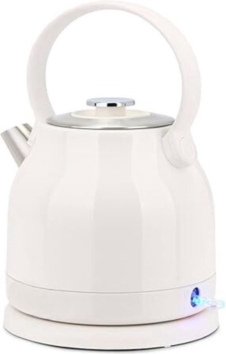 Thuys – Retro Waterkoker – Heetwaterdispenser – 1,5 liter – 24 x 18 x 28cm – Crème