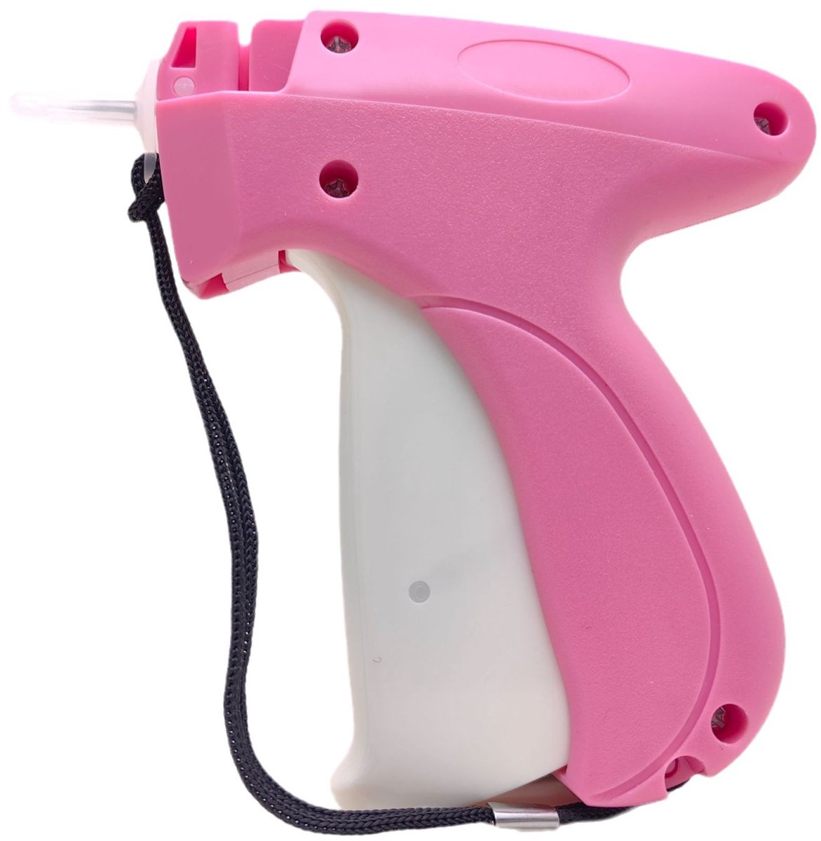 Naaibenodigdheden-Naaiset-textielpistool-naaien accessoires-Handheld Stitch Tag Gun Snelle Kledingsluiting - textielpistool - Naaiset Bevat 5 Naalden - 1000 Zwarte Sluitingen en 1000 Witte Sluitingen -Roze