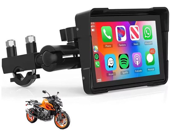 CAMECHO Motornavigatie met Carplay Wireless Android Auto, 5 inch IPS- touchscreen, draagbaar, ondersteunt Bluetooth/TF/Airplay/Android Cast/EQ CAMECHO Motornavigatie met Carplay Wireless Android Auto, 5 inch IPS- touchscreen, draagbaar, ondersteunt Bluetooth/TF/Airplay/Android Cast/EQ