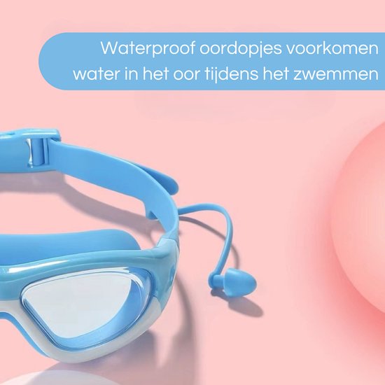 Kit De Natation 4 En 1 – Lunettes Ajustables Anti-buée, Bonnet, Bouchons D’oreilles, Pince-nez – UV, Confortable, Pour Adulte/enfant à Partir De 10 Ans