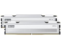 Klevv Fit V - Geheugen - DDR5 - 32GB: 2x 16GB - 288-PIN - 6000 MHz / PC5-48000 - CL28 - 1.35V - XMP 3.0 - AMD EXPO - On-Die-ECC - PMIC - wit