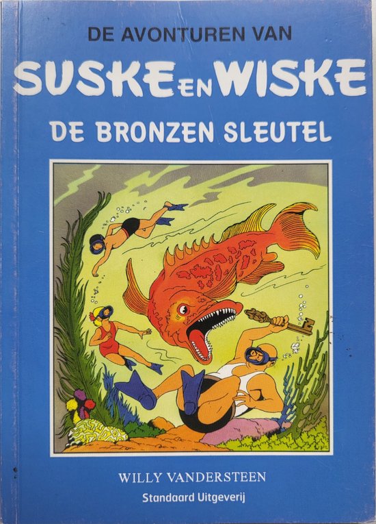 Special uitgave Suske en Wiske - De bronzen sleutel (2-kleurige versie in kleine blauwe pocket)