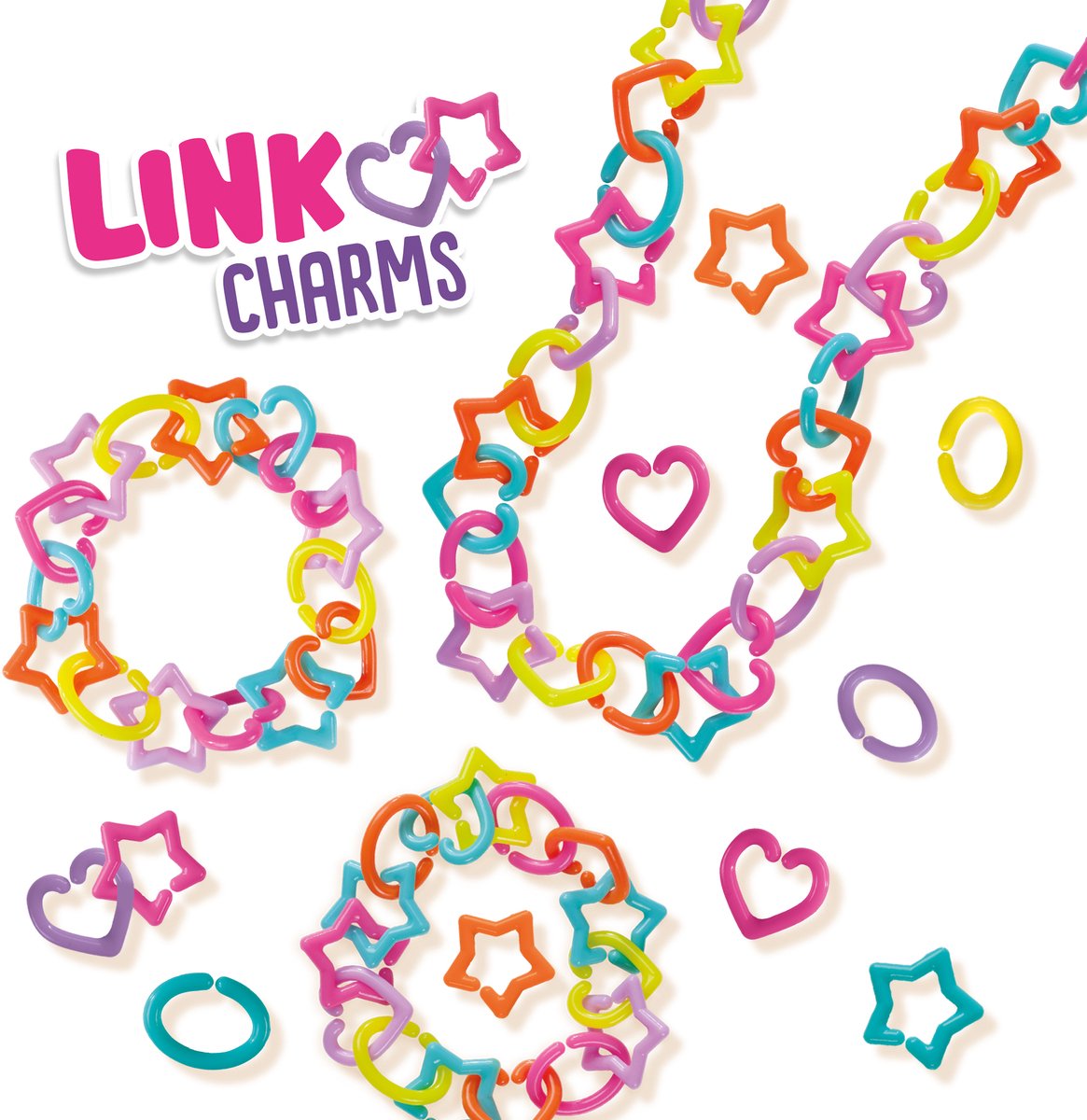 SES Creative 14052 Schakelbedels - Armbandjes maken, Kettingen maken - Eindeloze mogelijkheden met universele schakelbedels — cadeau in Spellen & Speelgoed - foto 3