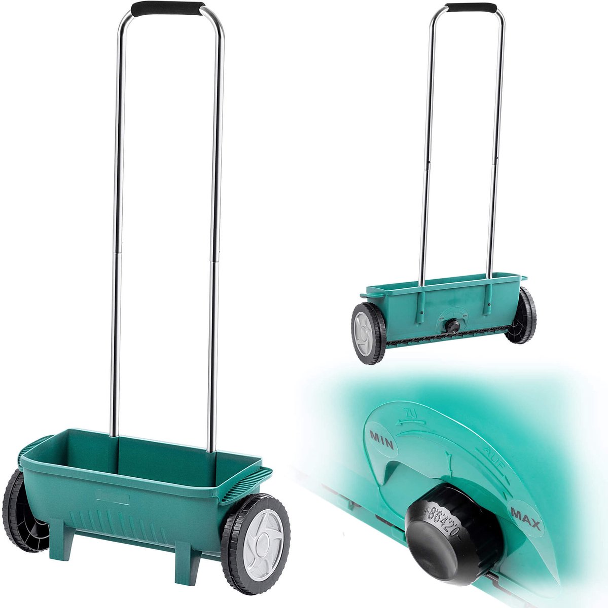 Thoard 12L groene wielzaaimachine