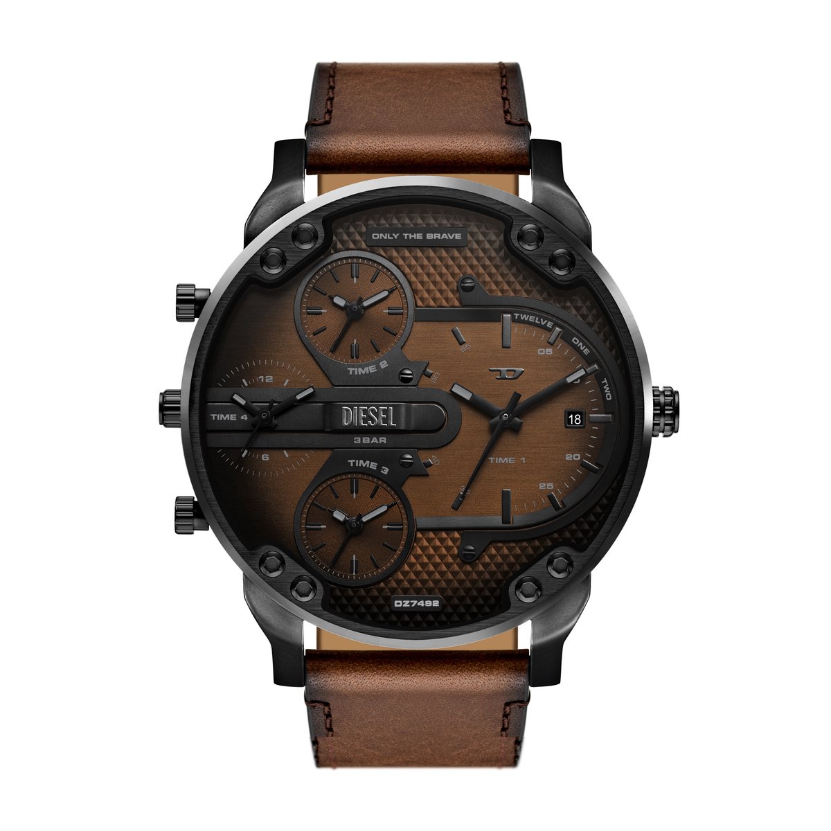 Diesel MR. DADDY SLIM Heren Horloge 54 cm - Zwart