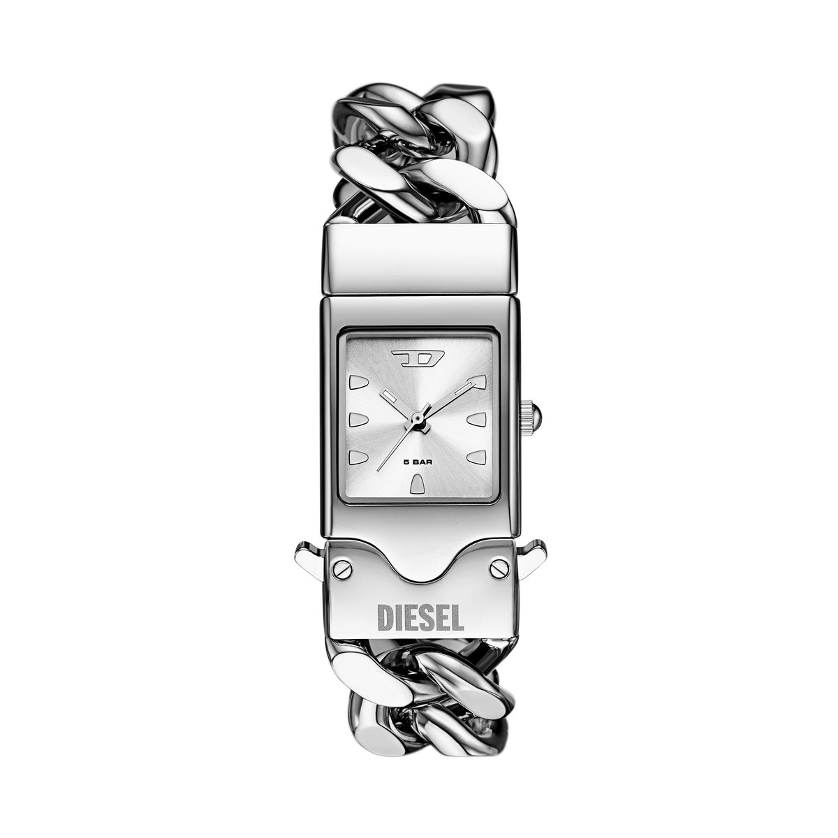 Diesel CLOSER Heren Horloge 22 mm - Zilverkleurig