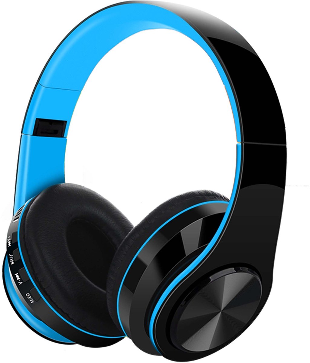 KINSI Draadloze Hoofdtelefoon Bluetooth - Compact Formaat - 3-in-1 Verbinding - Bluetooth 5.0 -Opvouwbaar Ontwerp