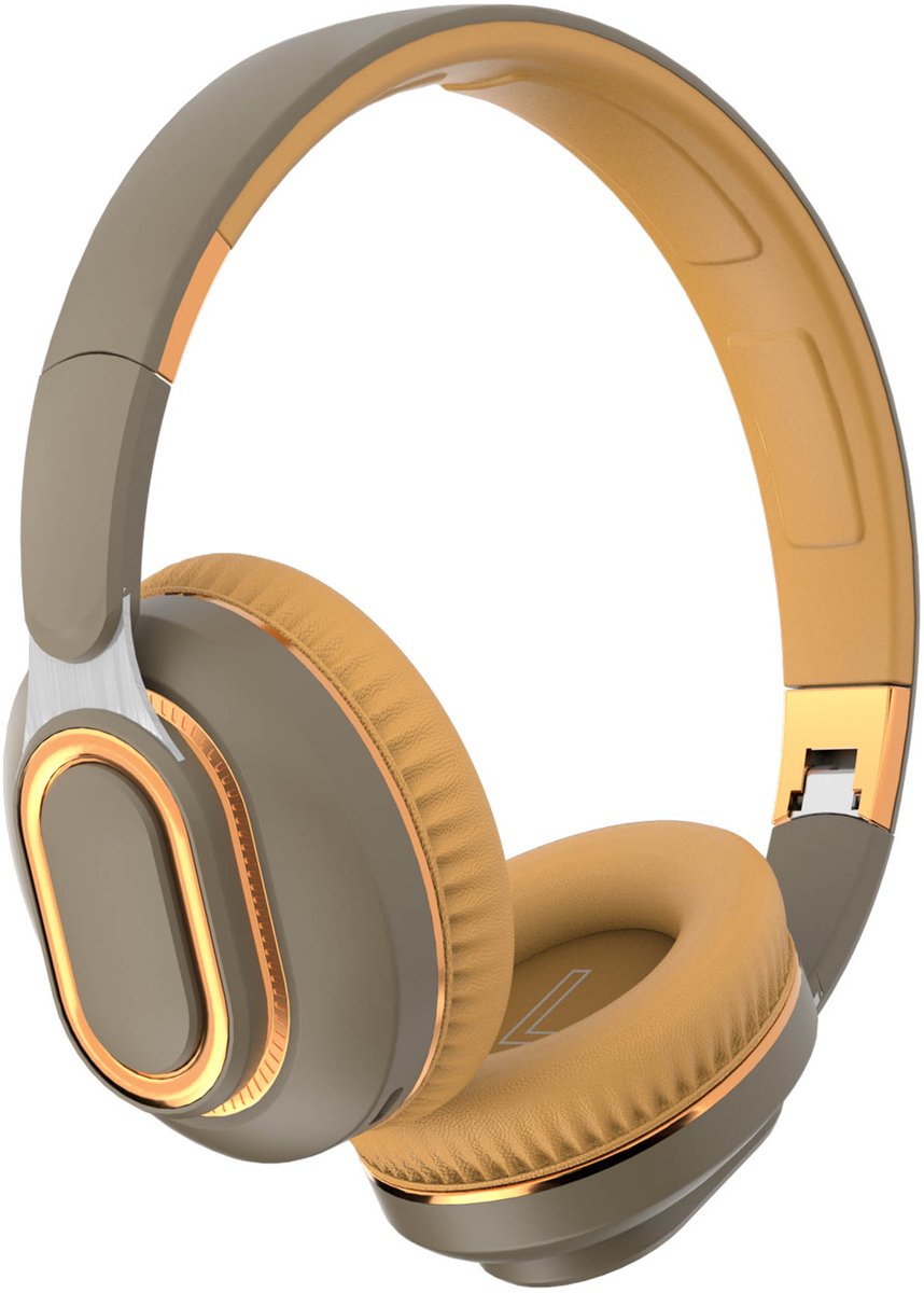 KINSI Bluetooth hoofdtelefoon - 16 Uur Akkuduur - 3 Afspeelmodi (Bluetooth/AUX/TF) - Oortjes Draadloos met Microfoon
