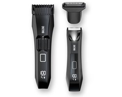 BALZAC® Baardtrimmer PRO - Bodygroomer Mannen 5.0 - Waterdicht - Titanium Scheerblad - 20 Lengte-Instellingen - Trimmer Mannen - Beard & Balls Bundel Incl. E-Book