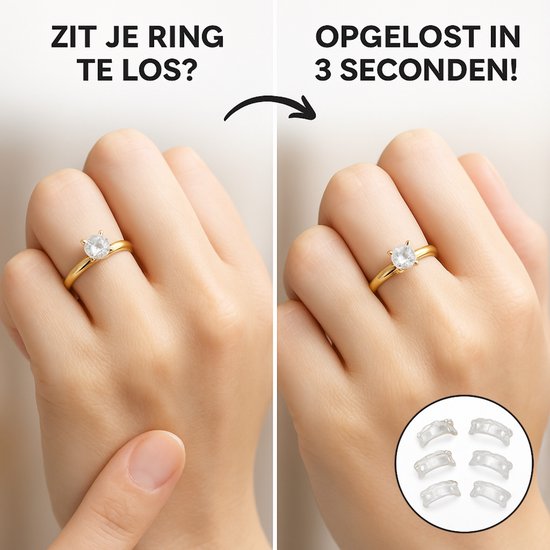 Ring Verkleiner Action 8 Vellen Ringmaatverstellers - Maak Je Ringen Kleiner Zonder Gedoe Onzichtbare Passtrips Voor R 433017