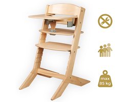 Geuther Houten Kinderstoel - Syt - Meegroeistoel voor kinderen van 6-36 maanden - inclusie