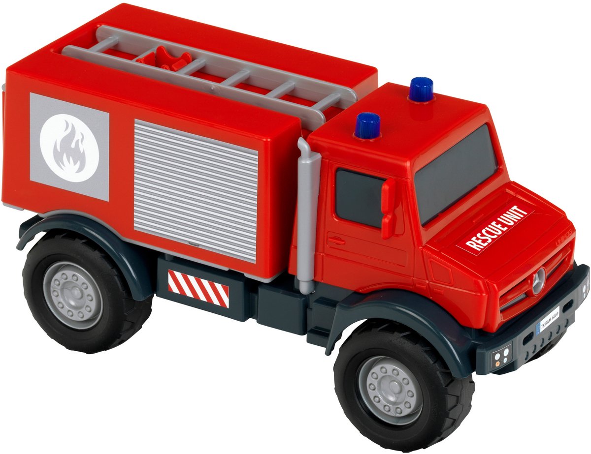 Klein toys - Mercedes-Benz - Unimog Brandweer auto zandtruck - voor binnen en buiten - schaal 1:24 — afbeelding 3