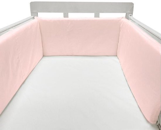 Il Bambini - Tour de lit 180x30cm - Tour de lit Bébé - Katoen - Rose