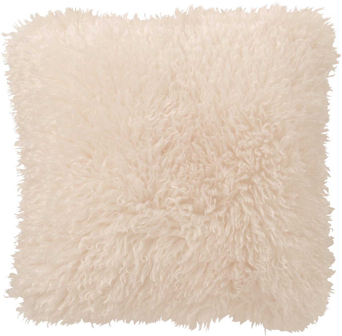 J-Line kussen Moutie - polyester - wit
