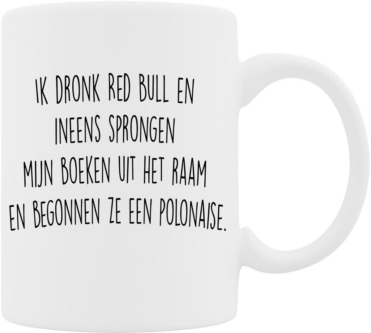 Mok - Boekenpolonaise - De perfecte Back to School cadeau en om even gek te doen