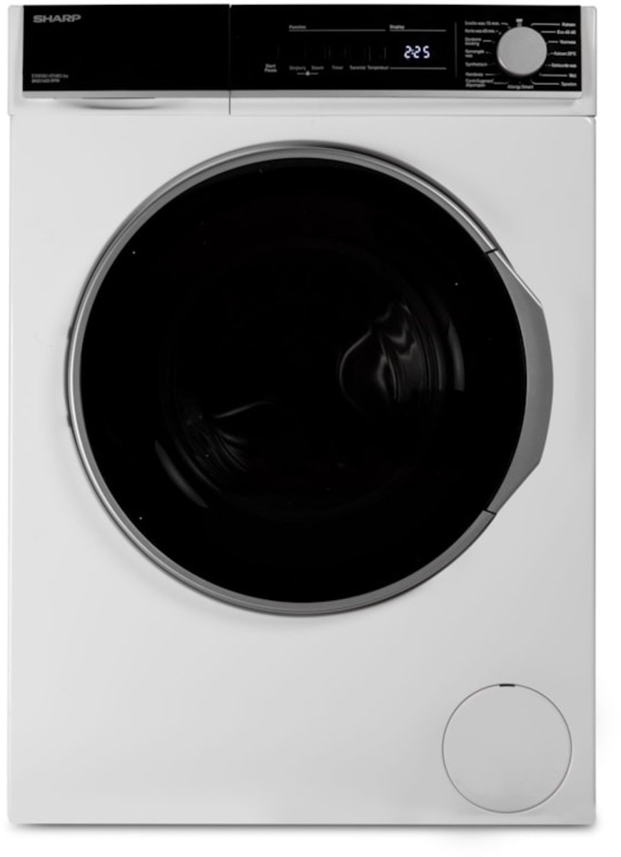 Sharp TH BO Wasmachine, 8 kg, 1400 TPM, A klasse, Snelwasje + Stoom programma ES-NFB814THBO-BX