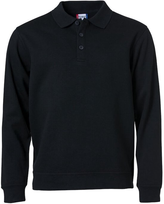 Clique Basic Polo Sweater 021032 - Zwart - XS