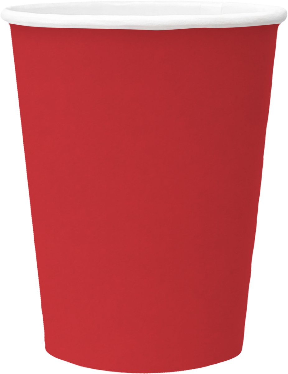 PAW - Papieren bekers - Red