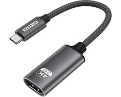 Adaptateur USB-C vers HDMI – 4K à 60 Hz – Convertisseur USB Type-C vers HDMI femelle – Plug & Play – Aluminium – Pour MacBook, iPad, Samsung, Switch, ordinateur portable