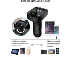 X8 Bluetooth FM-Transmitter 2 USB-poorten | Muziek streamen | Handsfree bellen | Draadloos muziek