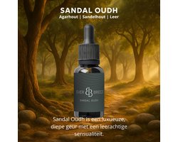 Ever-breeze Sandal Oudh - Auto Parfum - Oosterse Luxe met Agarhout, Sandelhout en Leer - Premium Unisex Auto Parfum - Intense Houtige Geur