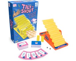 foto van Megableu Tilt 'N' Shout - Spannend Familiespel - Bordspel voor Jong & Oud - 2 of Meer Spelers - Ideaal voor Spelletjesavond