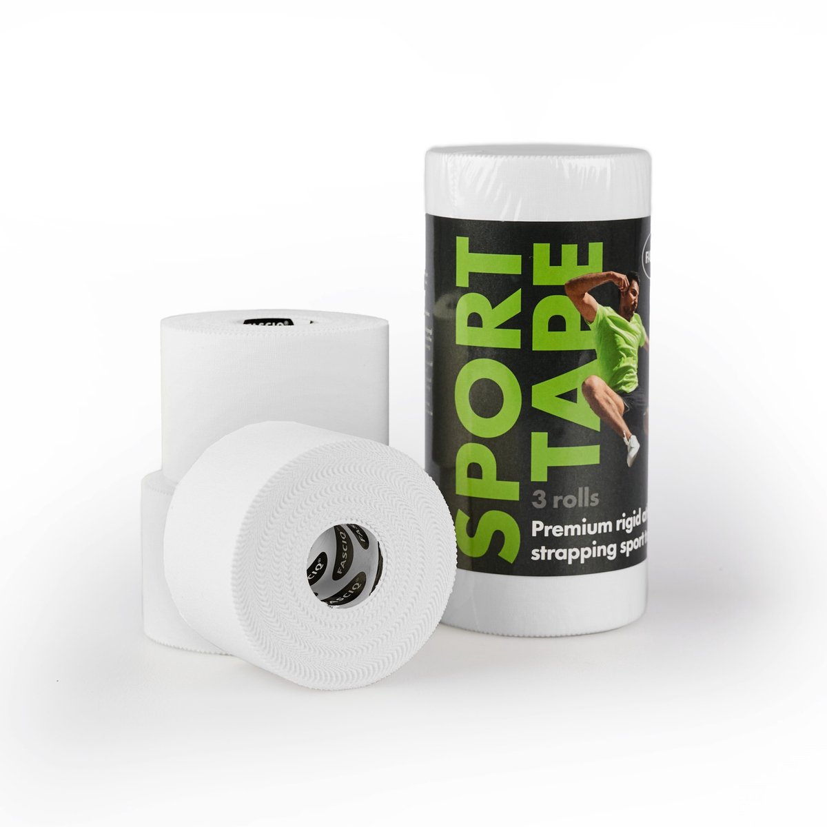 FASCIQ® Athletic Sport Tape - 3 rollen: 5 cm x 13,7 m - Sporttape - Witte Sporttape