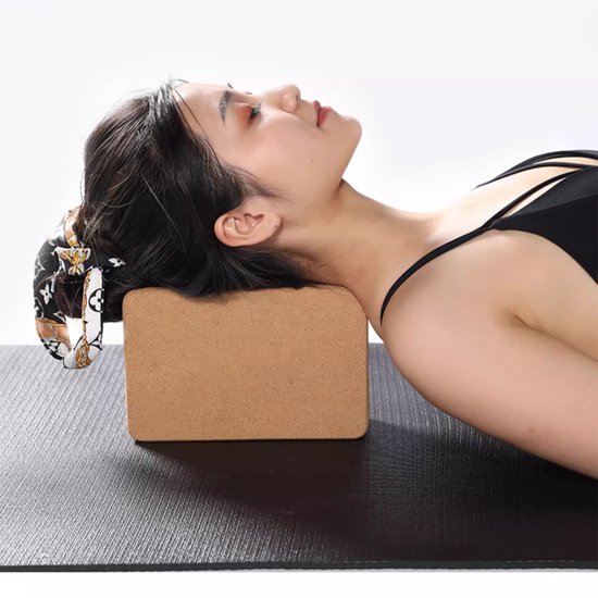 GOODEVN Premium 4-Pack Portugese Kurk Yogablokken Set - 100% Dichte Kurk - Extra Dik (7cm) voor Maximale Stabiliteit - Eco-Friendly Yoga Accessoires voor Beginners & Gevorderden van Merkloos — afbeelding 5
