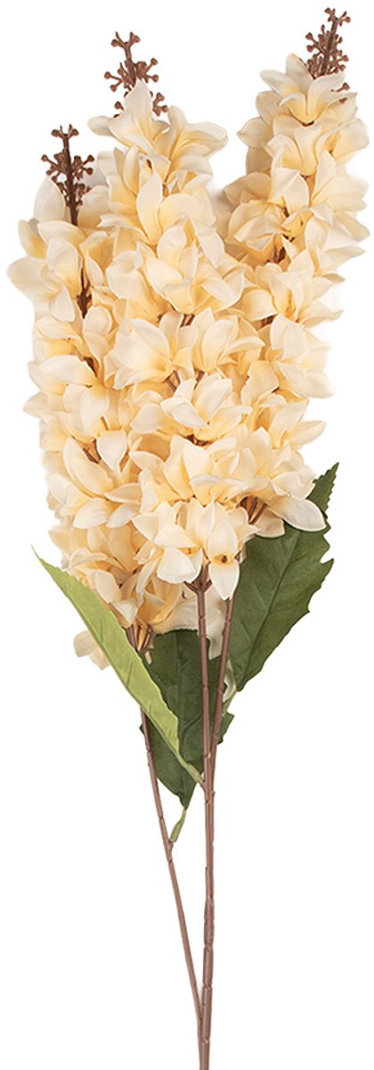 Clayre & Eef Kunstbloem 8x6x85 cm Beige Kunststof