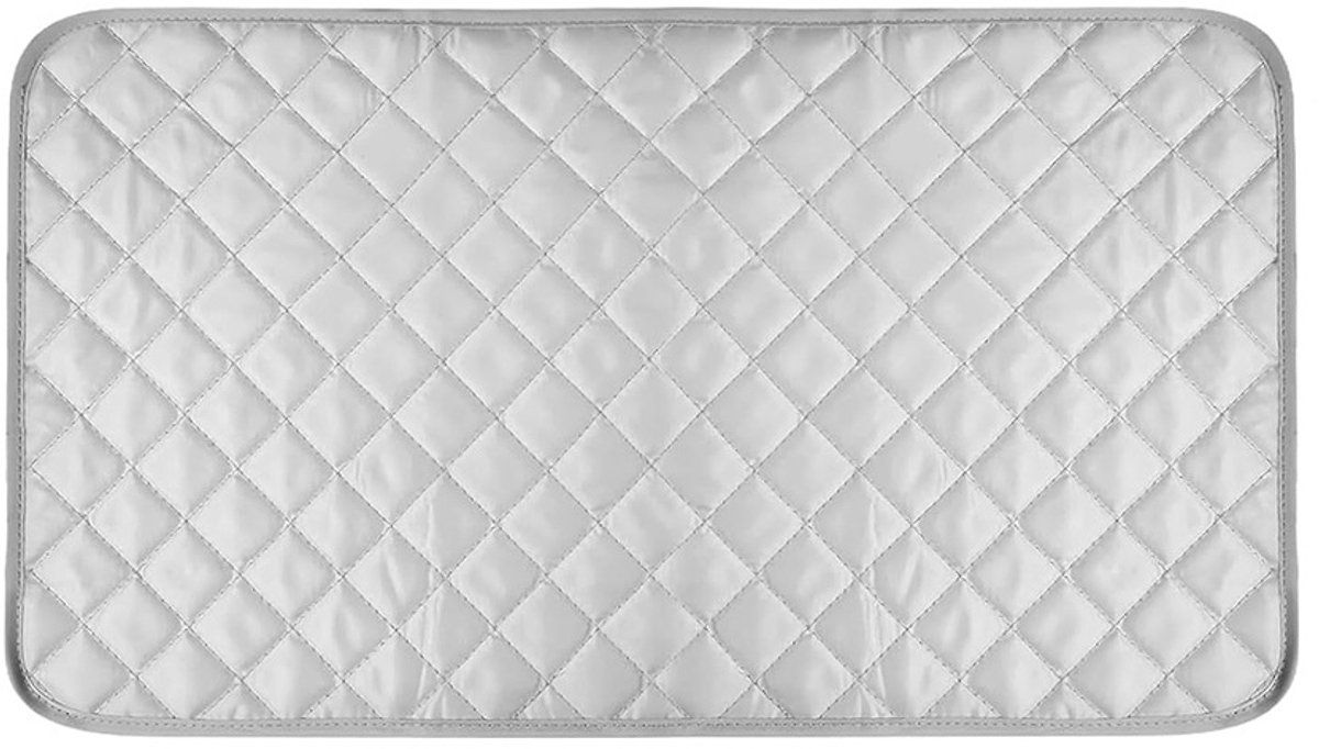 Strijkdeken - 85x50 cm - Lichtgewicht - Strijk - Mat - Voor op Tafel - Reis - Strijkijzer - Mini - Mouwplankje - Hitte bestendig - Doek - Plank - Vouw