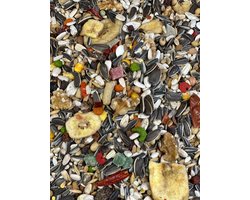 Papegaaienvoer 2x 2kg - Ara Voer Mix - Speciaal Voer Voor Ara's & Grote Kaketoes - Pellet & Zaad Mix Papegaai