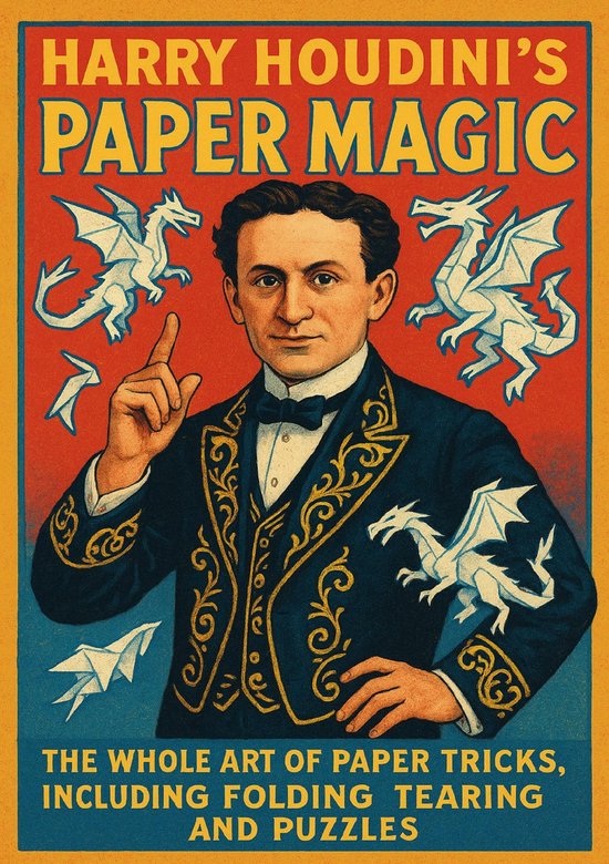 Harry Houdini's Paper Magic The Whole Art of Paper Tricks, I ... - cover
