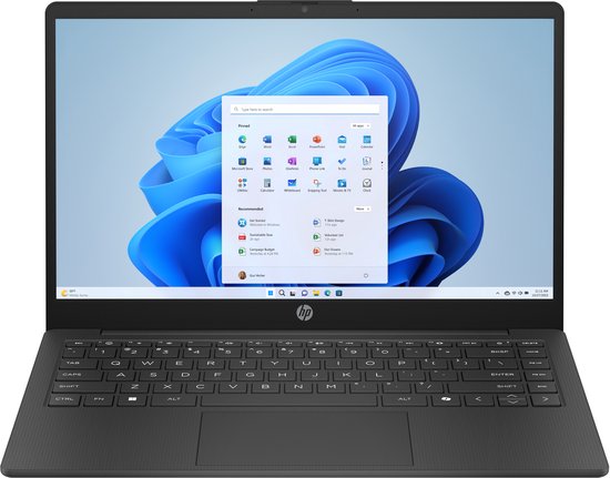 HP 14-em0636nd AMD Ryzen™ 3 7320U Laptop 35,6 cm (14") Full HD 8 GB DDR4-SDRAM 256 GB SSD Wi-Fi 6 (802.11ax) Windows 11 Home Zwart - HP - Hoofdafbeelding