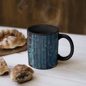 Mug magique - Tasse chauffante avec photo - Tasse à café - Chat - Ciel étoilé - Blauw - Mug Magic - Tasse - 350 ml - Tasse à thé