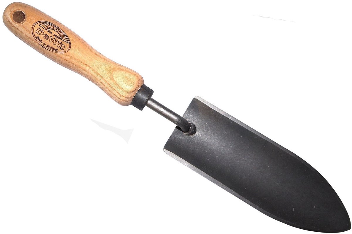 De Wit Verplantschepje Basic met essen handvat 14 cm voor nauwkeurig planten en verpotten