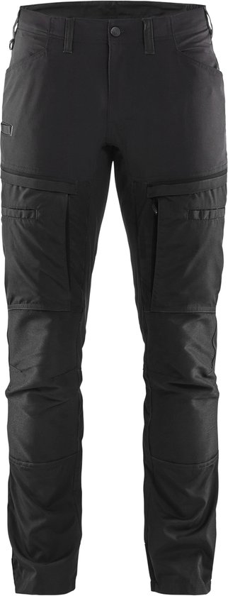 Blaklader Service werkbroek met stretch 1456-1845 - Mannen - Zwart/Donkergrijs - 52