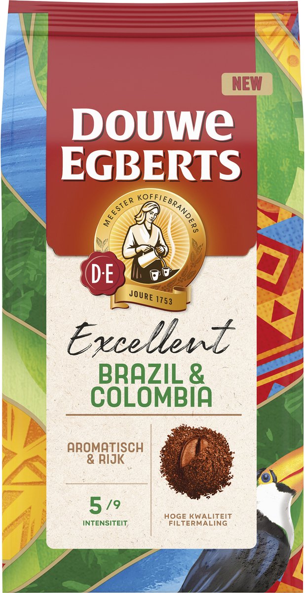Douwe Egberts Excellent Brazil & Colombia Filterkoffie thumbnail 2