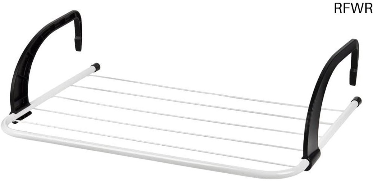 RFWR® Droogrek voor radiator of balkon met 6 stangen - ruimtebesparend en praktisch