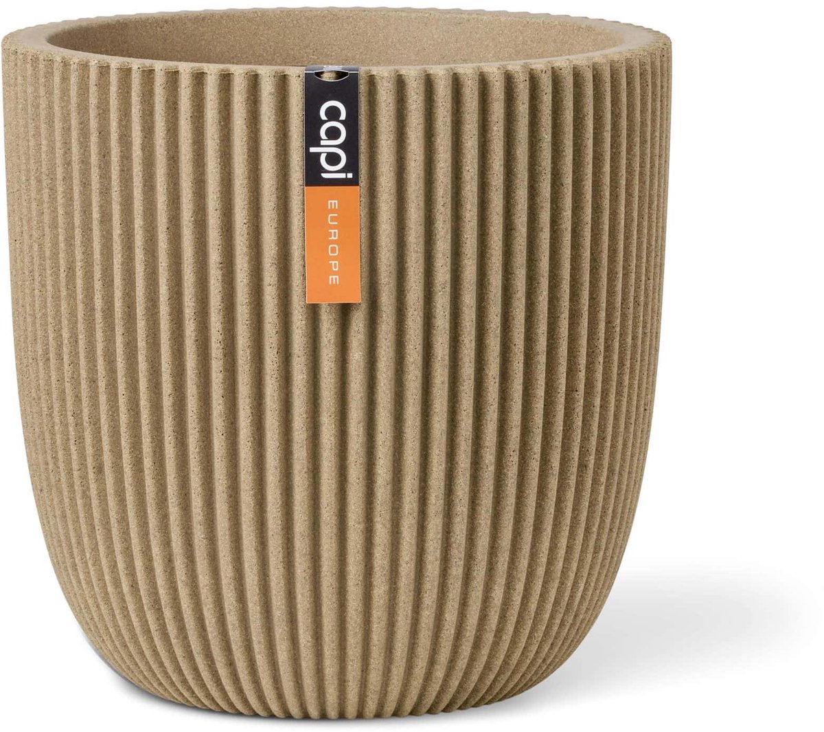 Capi Europe Flower Pot bowl Groove NL - 35x34 - Beige