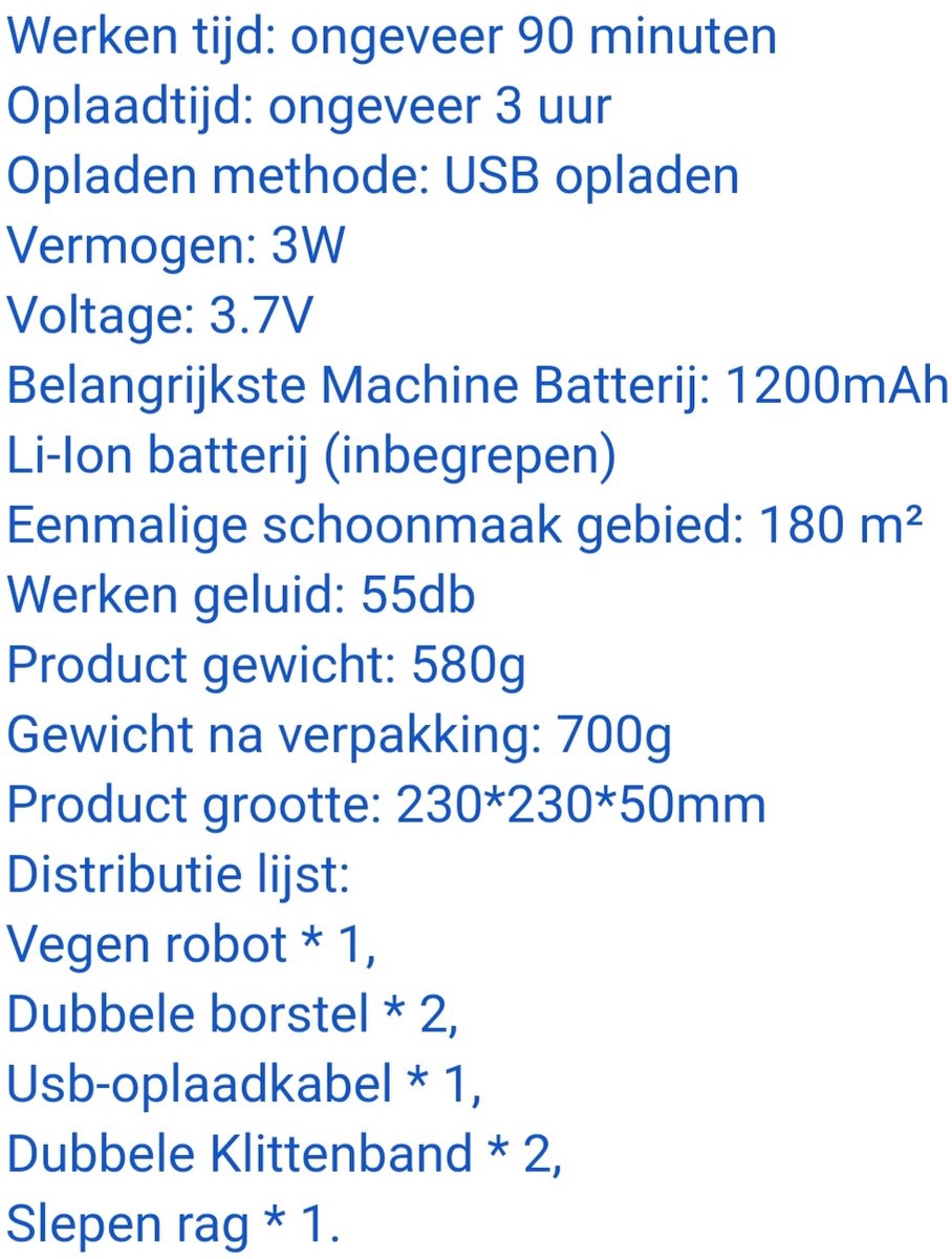 Afbeelding 2 van Compacte Robot stofzuiger. Desinfecterend licht. Door zijn compacte formaat past hij overal tussendoor.