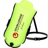 CHALLENGE Almere - Amsterdam x VITALIC Zwemboei voor veilig Openwaterzwemmen met Drybag - Safe swimmer zwem boei met droogzak 70cm