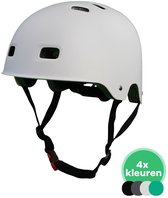 GOOFF® Skate Snorfiets Jethelm - Fietshelm voor Speed Pedelec - NTA 8776 Gecertificeerd - Snorscooter Helm voor Volwassenen - Goedgekeurd voor Blauw Kenteken en E Bike - Dames en Heren - M - Matwit