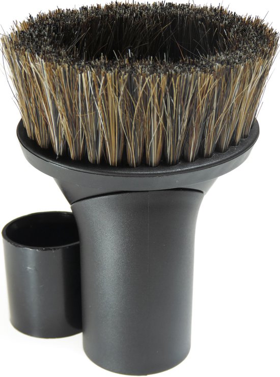 Dparts stofzuiger Plumeau universeel - borstel met paardenhaar - 32mm + 35mm - stofzuiger mondstuk, accessoires, opzetborstel, hulpstuk, zuigmond - geschikt voor Miele, Bosch, Siemens, Philips, Nilfisk, AEG, Inventum, Bestron, Karcher, Numatic