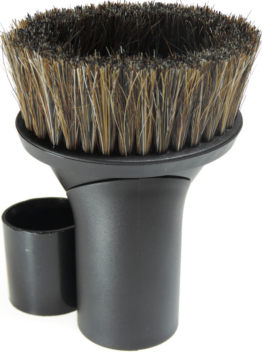 Dparts stofzuiger Plumeau universeel - borstel met paardenhaar - 32mm + 35mm - stofzuiger mondstuk, accessoires, opzetborstel, hulpstuk, zuigmond - geschikt voor Miele, Bosch, Siemens, Philips, Nilfisk, AEG, Inventum, Bestron, Karcher, Numatic